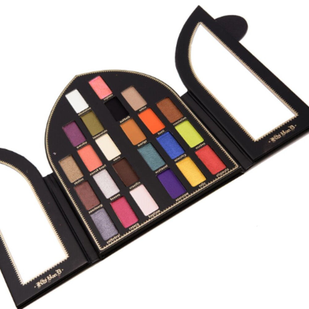 Limited Edition Kat Von D Saint & Sinner Eyeshadow Palette-Gothic/colorful NIB